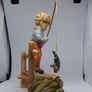 Vintage : Goebal Hummel Figurine - The Angler - First Issue 1995 Image 3