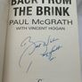 Paul McGrath, Signed Autobiography Back From The Brink, Irish Football Legend Image 2