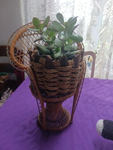 Vintage Wicker Dolls Chair