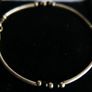 Vintage 925 Sterling Silver Tube Style Bracelet length 7,5" - 4,1g Image 4