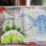 Dino themed reversable single bed cover Image 2
