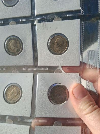 Full Set Of English Three Pence Coins(1937-1967)