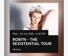 Robyn Standing Tickets x2