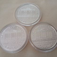 1 oz silver Vienna Philharmonic coins