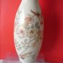 Crackle Glaze Vase   Humming Bird Sucking Nectar  11inches Image 4