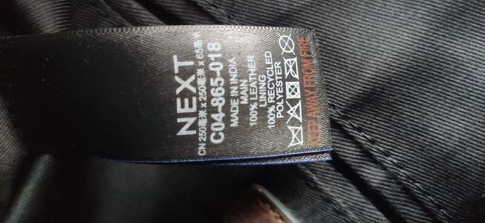 Next Tan Brown Genuine Leather Crossbody Bag