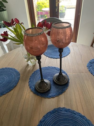 Candle holders 2 tea light holders