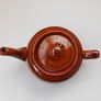 Vintage Chinese brown glazed teapot H 14cm Image 3
