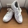Nike Ladies Triple White Air Force Ones Low Top Trainers Size 6.5 Image 7