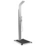 Outdoor Shower with Tray WPC Stainless Steel Image 3