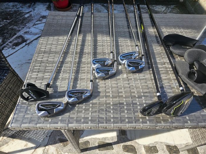MacGregor CG4000 mens left-handed golf clubs set + bag