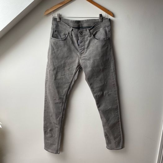 Dsquared2 Mens Grey Stretch Denim Jeans Made In Italy Size 48
