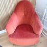 Armchair velvet Orange Image 4