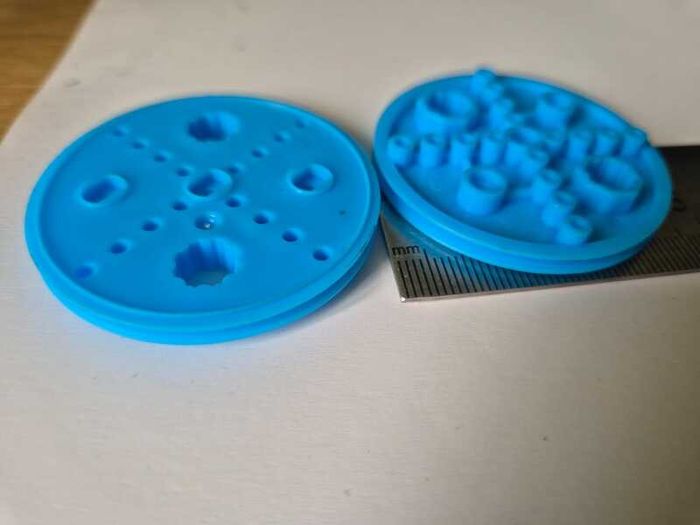 Blue multi use wheel