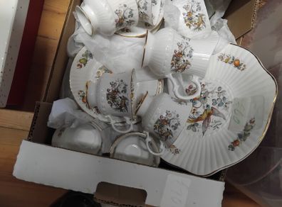 22piece  Royal Tara Brids  @ Fruit   Tea Set