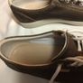 Ladies Ecco Stressed Leather Shoes Image 7