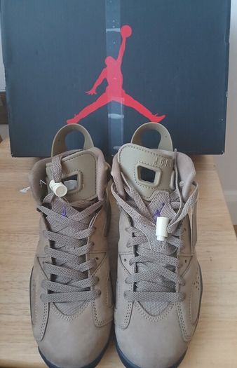 Air Jordan 6 Retro GTX Brown Kelp Gore-Tex UK4 EU37.5