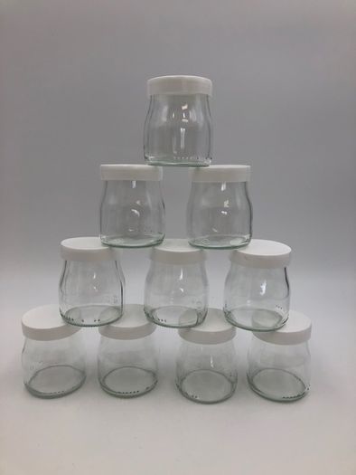 10 x 150Ml Glass Yogurt - Honey Pots