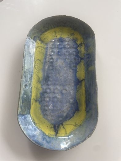 Vintage Pottery Trinket Dish