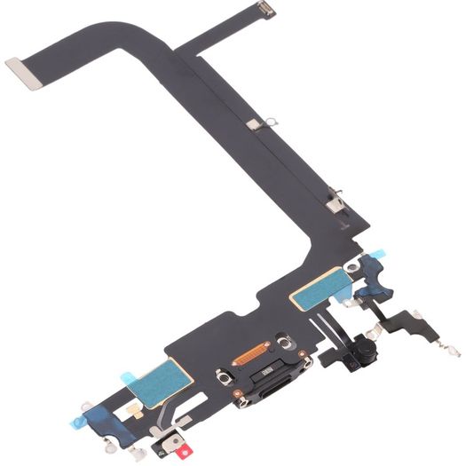 For Apple iPhone 13 Pro Max Charging Port Flex Cable Replacement - Black