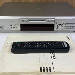 From 1999 - Minidisc Sony MDS-530, working good, remote, Manual.