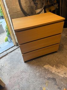 Ikea Malm 3 drawer unit