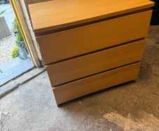 Ikea Malm 3 drawer unit