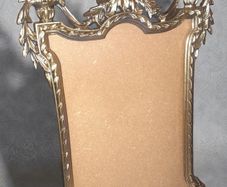 Antique 1920s carved large wooden frame