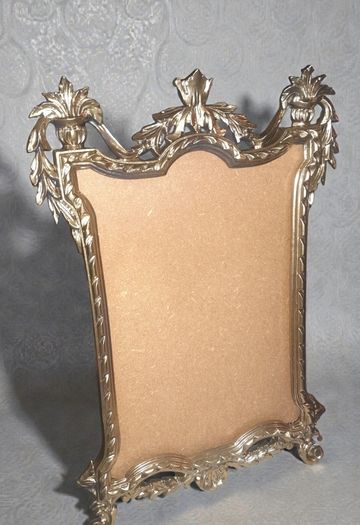 Antique 1920s carved large wooden frame