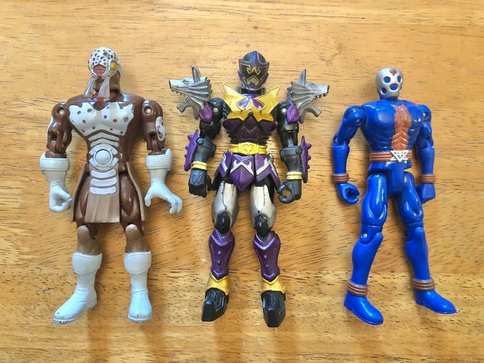 3 x Power Rangers Figures