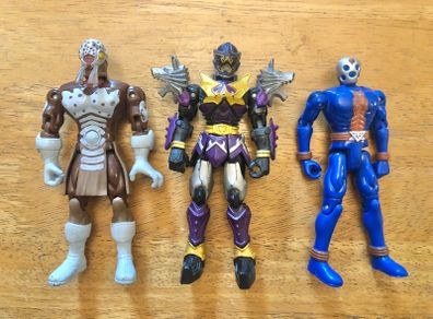 3 x Power Rangers Figures