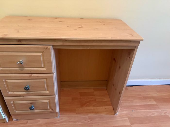 Desk with drawers