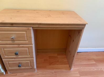 Desk with drawers