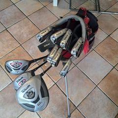 Golf club set and bag
