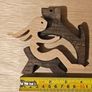 Wood Craft 3 Piece Wooden Gift Pet. As New Never Used Image 2
