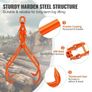 Timber Claw Hook, 28 inch 4 Claw Log Grapple for Logging Tongs, Swivel Steel Log Lifting Tongs, Eagle Claws Design with 2205 lbs/1000 kg Loading Capacity Image 2