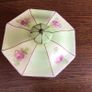 Vintage 1930s Art Deco Green floral ceramic soap dish Image 2
