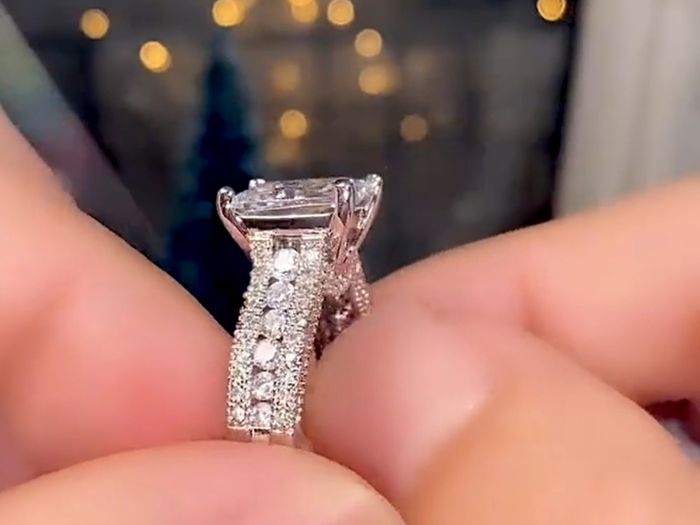 Sterling Silver Solitaire Ring