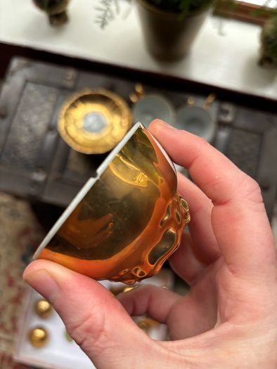 Complete 15-Piece Vintage STW Bavaria Porcelain 24K Gold Coffee & Tea Service