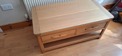 Solid Oak Coffee Table