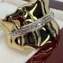 Silver Harry Ivens | Genuine White Zircon Eternity Band Image 5