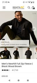 regatta full zip fleece