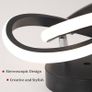 FREE SHIPPING LED Ceiling Light Small Modern Ceiling Lamp 3 Color Adjustable Creative Chandelier Lighting for Kitchen Hallway Living Room 22W Image 5