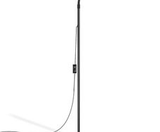 Lash Light, LED Floor Lamp, Reading Floor Lamp, Adjustable Gooseneck, 3 Heights, 10W Dual Brightness, Portable Standing Lamp for Eyelash Extensions, Makeup, Office