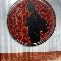 UK 2020 Royal Mint Remembrance Day Five Pounds 5 Coin Brilliant Uncirculated BU