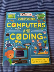 Factivity Computers And Coding Book. With 300 Stickers Included.