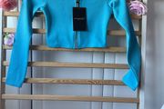 top Bnwt misguided top size 8  cropped top off shoulder