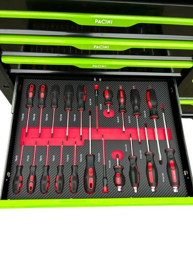 12 Drawer Toolbox With 6 Full Of Tools