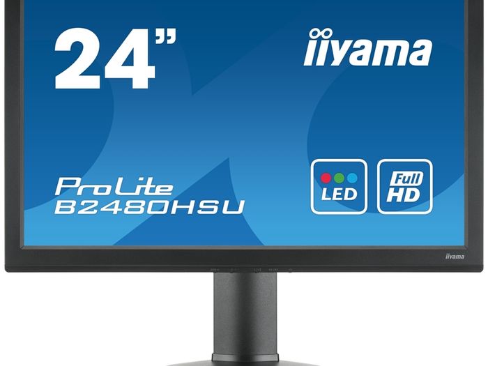 iiyama ProLite B2480HSU-B1 computer monitor 59.9 cm (23.6") 1920 x 1080 pixels Full HD LED Black
