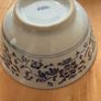 Vintage Bowl Oriental Blue and White Image 5